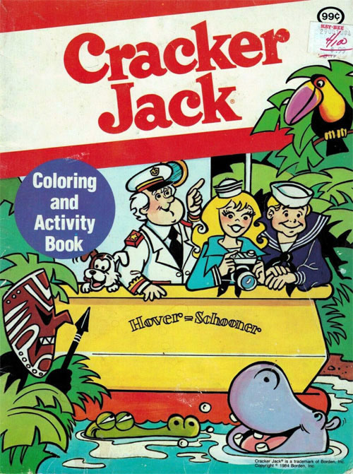 Commercial Characters Cracker Jack Coloring Book