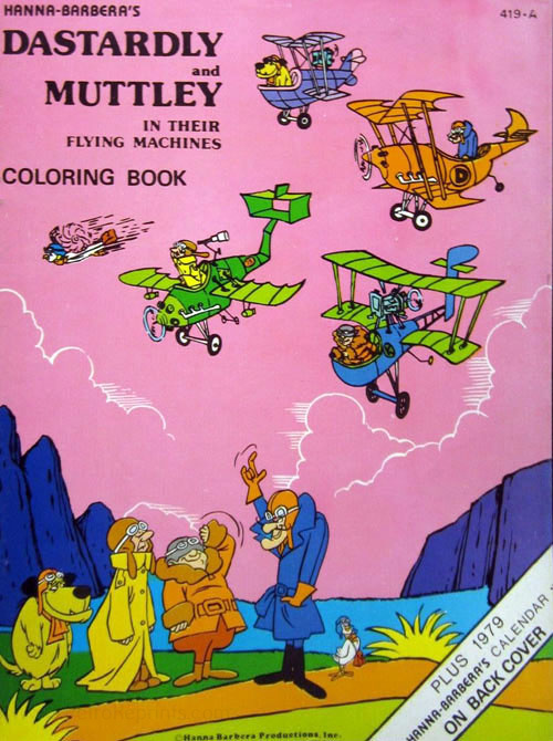 Dastardly & Muttley Coloring Book