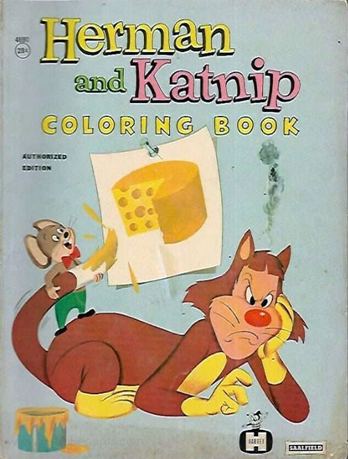 Herman and Katnip Coloring Book