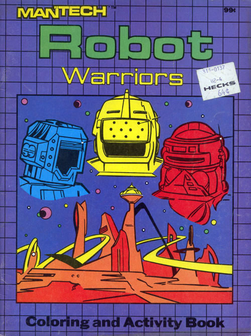 Mantech Robot Warriors Coloring and Activity Book