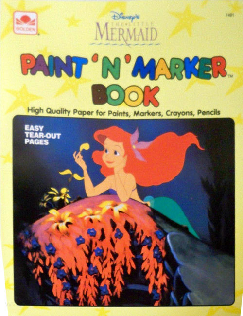 Little Mermaid, Disney's Paint 'n' Marker Book
