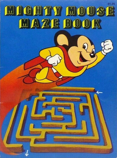 Mighty Mouse Maze Book