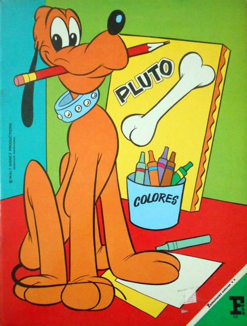 Pluto Coloring Book