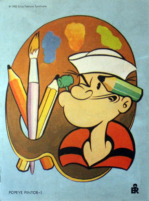 Popeye the Sailor Man Coloring Book