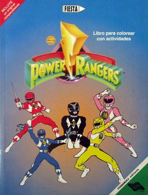 Mighty Morphin Power Rangers Coloring Book