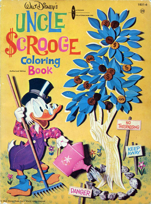 Uncle Scrooge Coloring Book