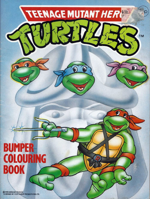 Teenage Mutant Ninja Turtles (classic) Colouring Book