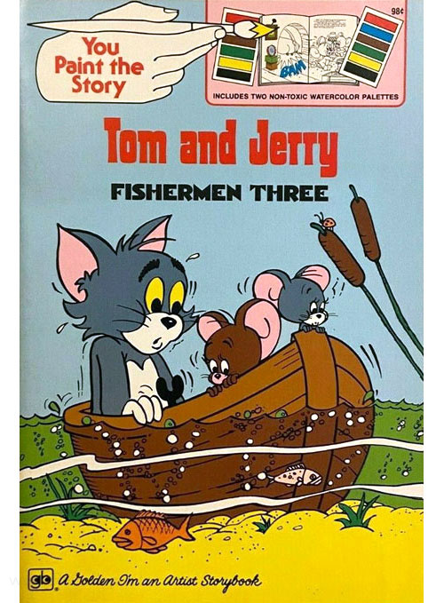 Tom & Jerry Cat & Mouse Games  Coloring Books at Retro Reprints