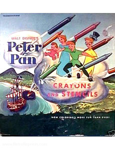 Peter Pan, Disney's Crayon and Stencils Kit