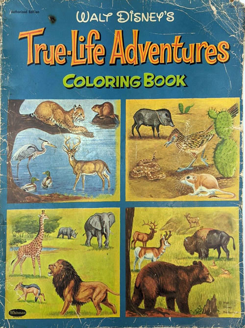 True-Life Adventures, Disney Coloring Book