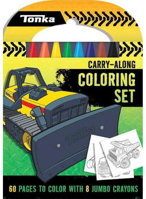 Tonka Carry-Along Coloring Set