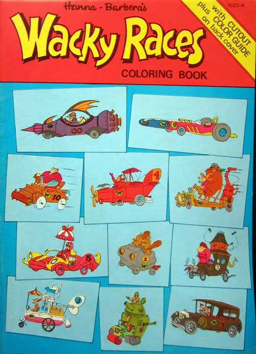 Wacky Races Coloring Book