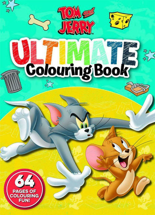 Tom & Jerry Cat & Mouse Games  Coloring Books at Retro Reprints