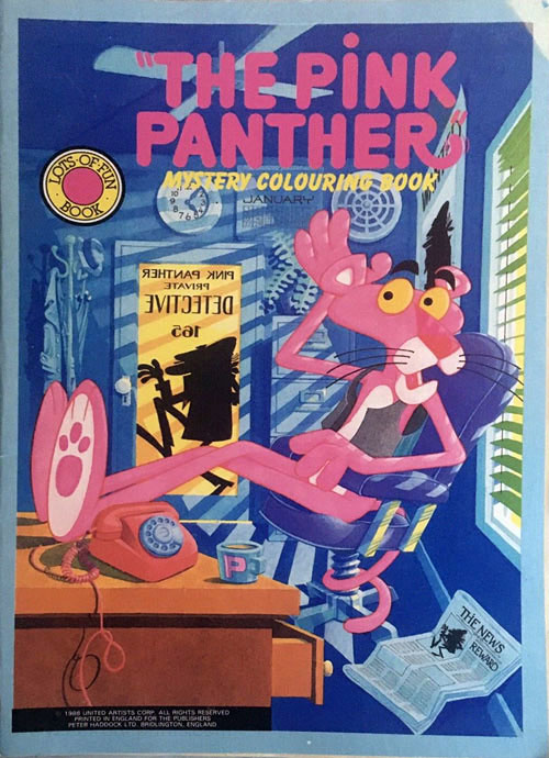 Pink Panther, The Mystery Colouring Book