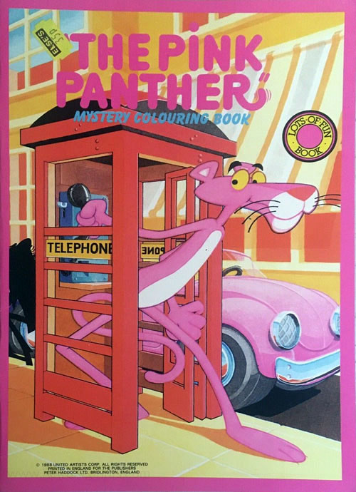 Pink Panther, The Mystery Colouring Book