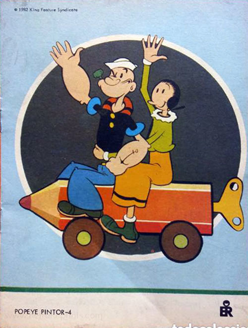 Popeye the Sailor Man Coloring Book