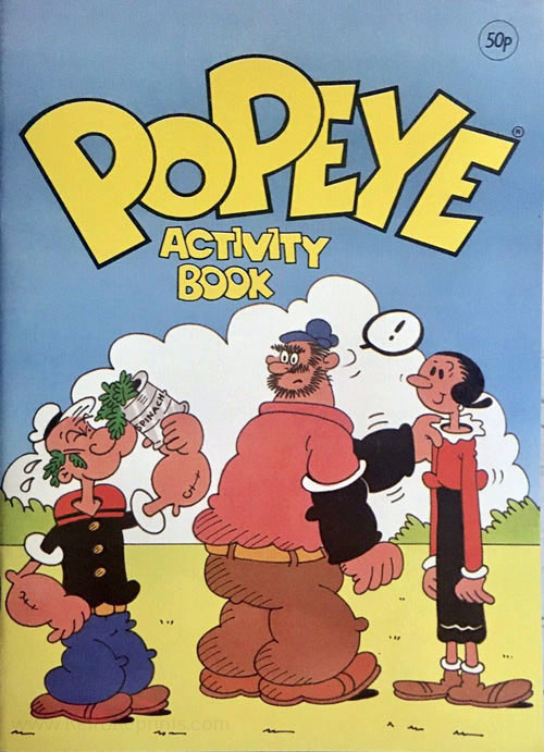 Popeye the Sailor Man Coloring Book