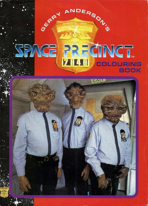 Space Precinct 2040 Colouring Book