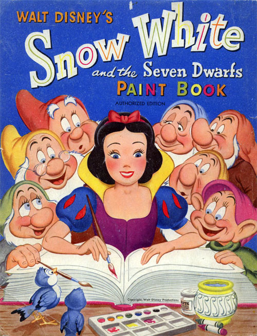 Snow White & the Seven Dwarfs Paint Book