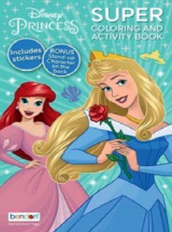 Princesses, Disney Coloring and Activity Book