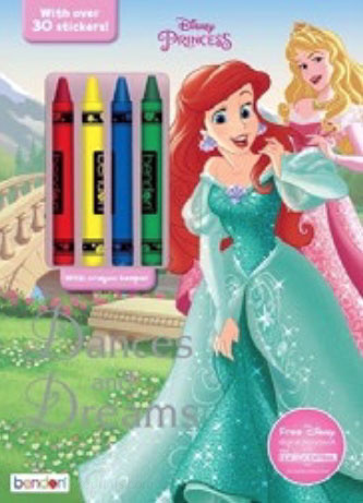Princesses, Disney Coloring and Activity Book