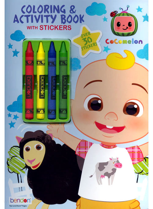 Cocomelon Coloring and Activity Book