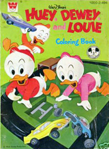 Huey, Dewey & Louie Coloring Book