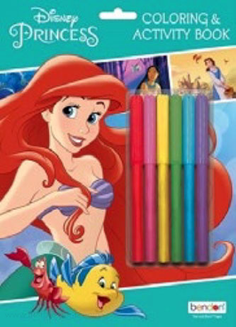 Princesses, Disney Coloring and Activity Book