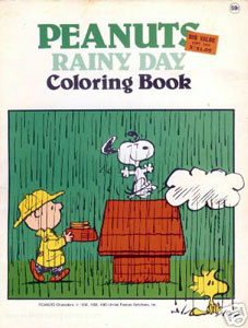 Peanuts Rainy Day Coloring Book