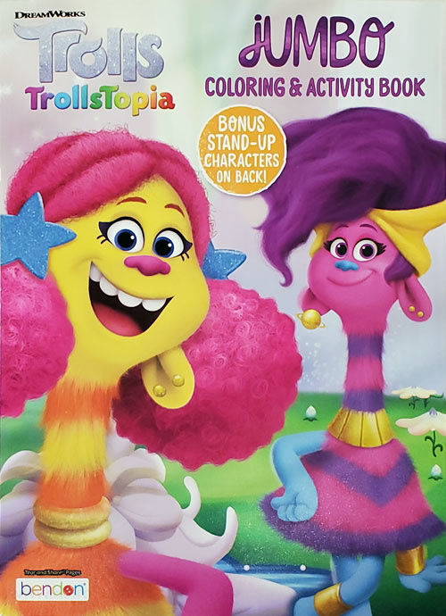 Trolls: TrollsTopia Coloring and Activity Book