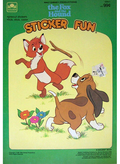 Fox and the Hound, The Sticker Fun