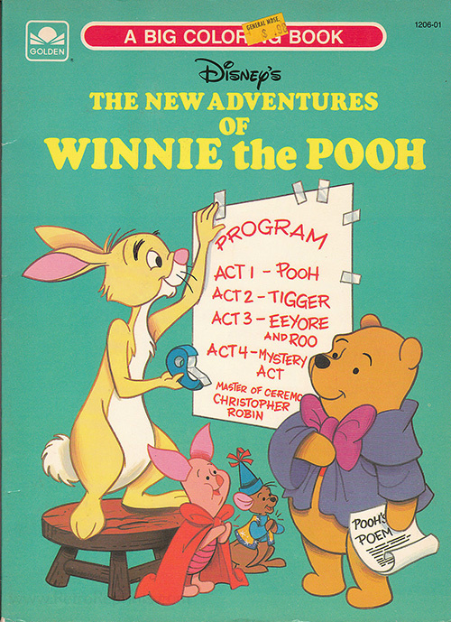 New Adventures of Winnie the Pooh, The Coloring Book