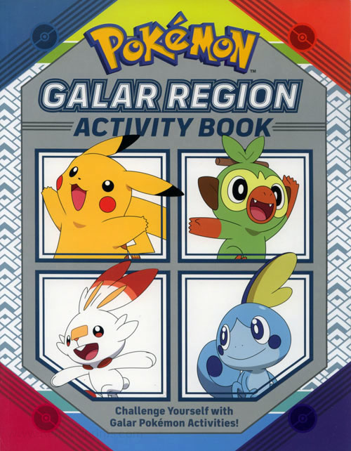 Pokemon Galar Region Activity Book