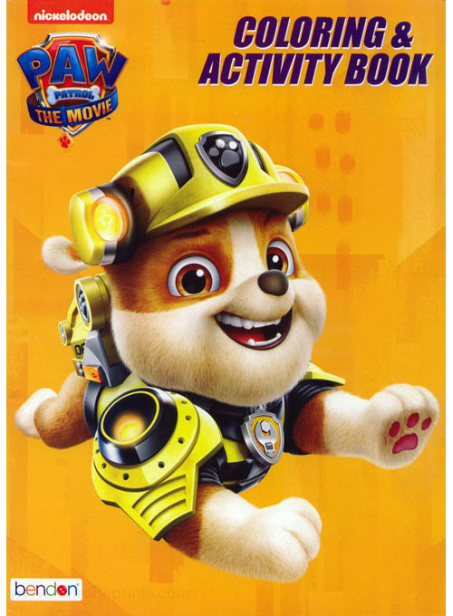 PAW Patrol: The Movie Coloring and Activity Book: Rubble