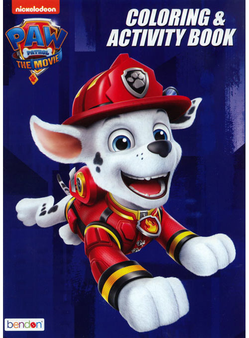 PAW Patrol: The Movie Coloring and Activity Book: Marshall