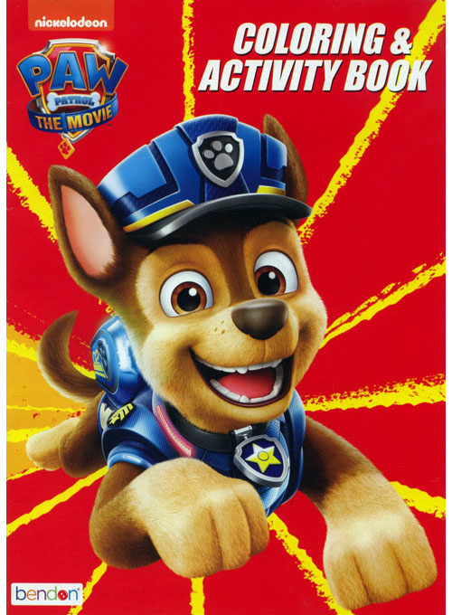 PAW Patrol: The Movie Coloring and Activity Book: Chase