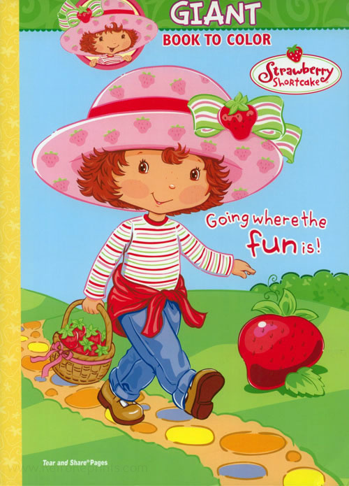 Strawberry Shortcake (3rd Gen) Going Where the Fun is!  Coloring Books at  Retro Reprints - The world's largest coloring book archive!