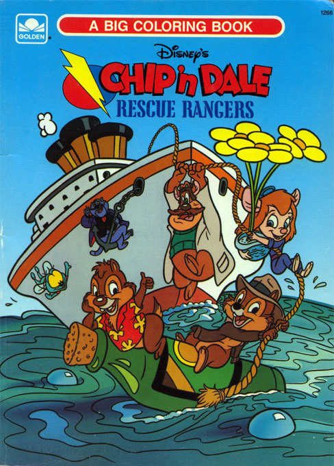 Chip 'n Dale Rescue Rangers Coloring Book