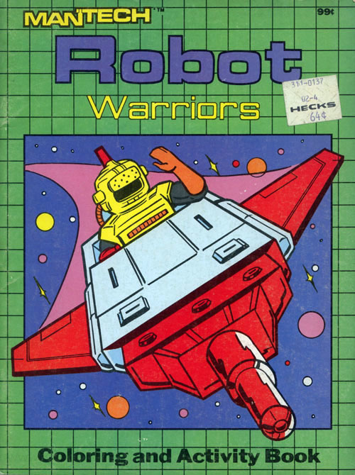 Mantech Robot Warriors Coloring and Activity Book