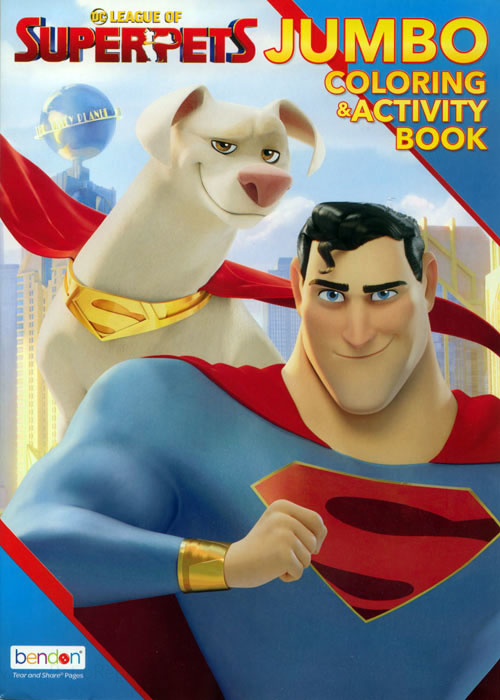 DC League of Super-Pets Coloring and Activity Book