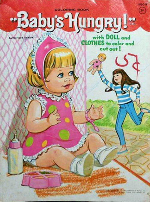 Baby Dolls Baby's Hungry Coloring Book