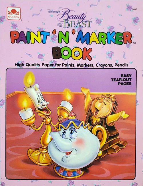 Beauty & the Beast Paint 'n' Marker Book