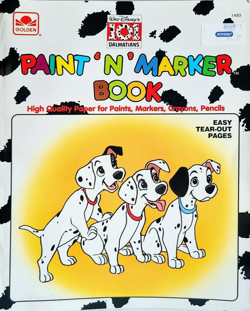 101 Dalmatians Paint 'n' Marker Book
