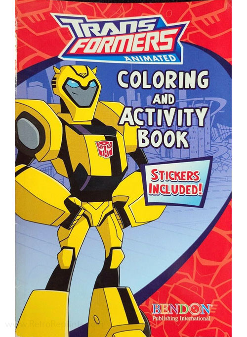 Transformers Animated Coloring and Activity Book