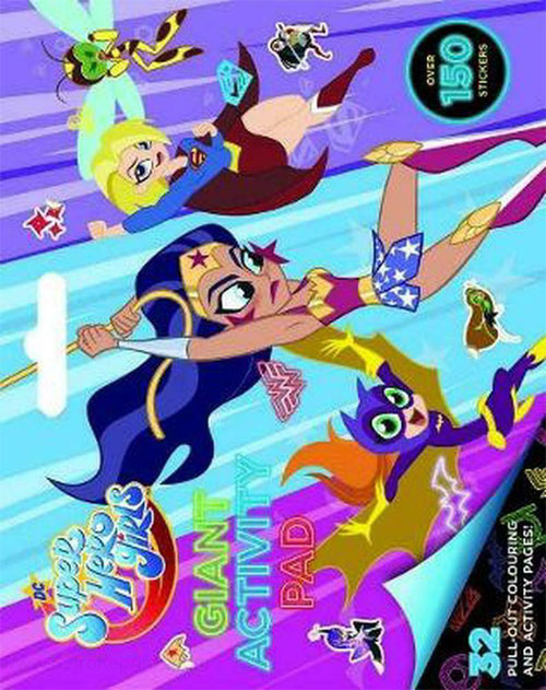 DC SuperHero Girls Giant Activity Pad