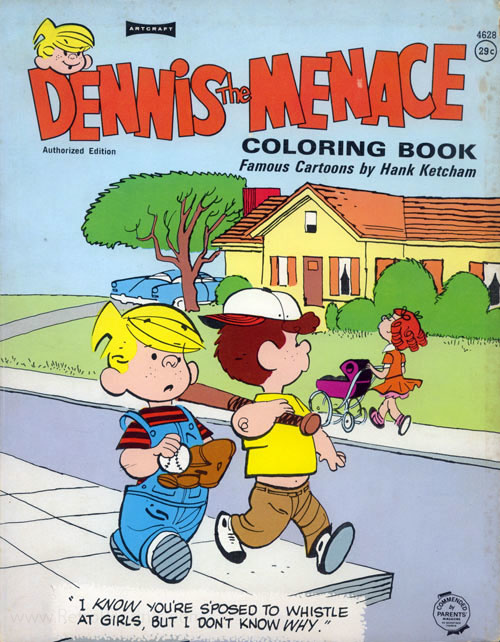 Dennis the Menace Coloring Book