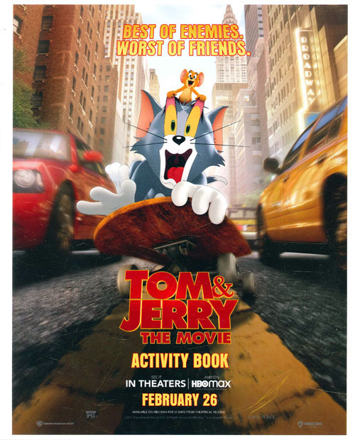 Tom & Jerry (2021) Coloring and Activity Book