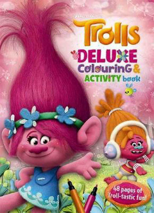 Trolls, Dreamworks Coloring and Activity Book