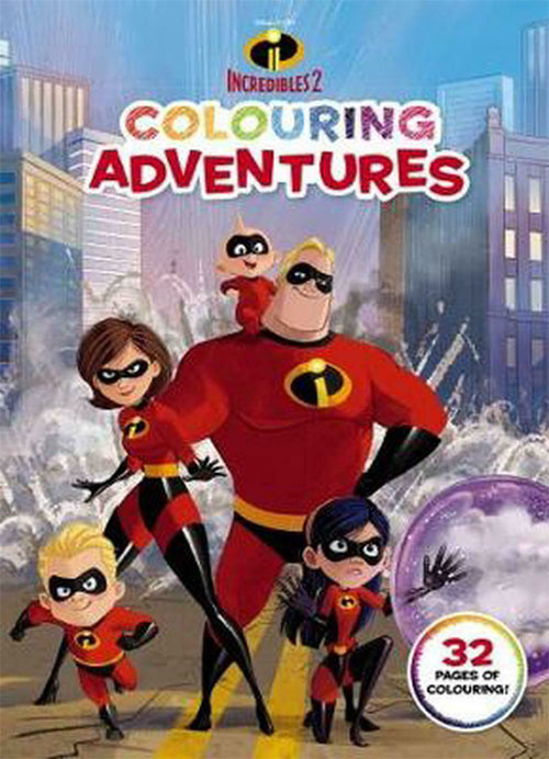 Incredibles 2, The 	 Colouring Adventures