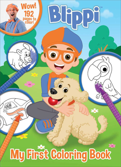 Blippi My First Coloring Book